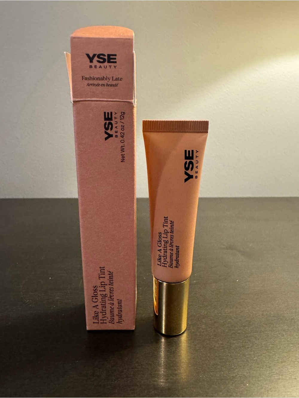 YSE Beauty Like A Gloss Hydrating Lip Tint Fashionably Late .42 oz Full Size NIB